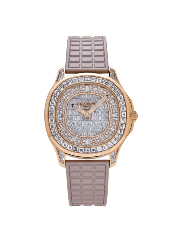 2022 Patek Philippe Aquanaut Luce 5062/450R-001 'Haute Joaillerie' Rose Gold Diamond Pave.
