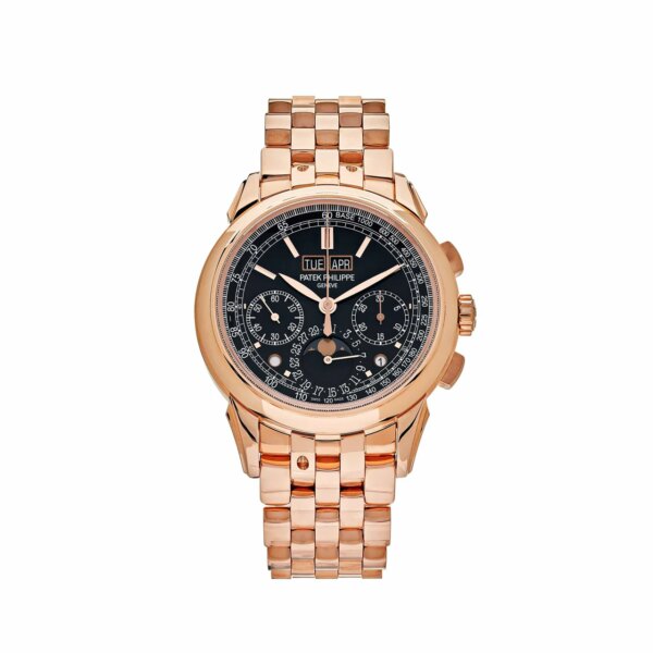 Patek Philippe Grand Complications Chronograph Perpetual Calendar 5270/1R-001 with a 41mm rose gold case, showcasing a luxurious blend of complications and timeless craftsmanship.