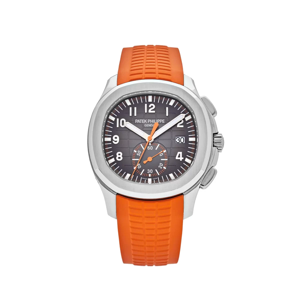 2023 Patek Philippe Aquanaut Chronograph 5968A-001 Stainless Steel Black Dial.