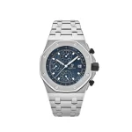 Audemars Piguet Royal Oak Offshore Chronograph 42mm Steel Blue Dial 26238ST.OO.2000ST.01 featuring a 42mm stainless steel case, blue dial, and polished steel bracelet.