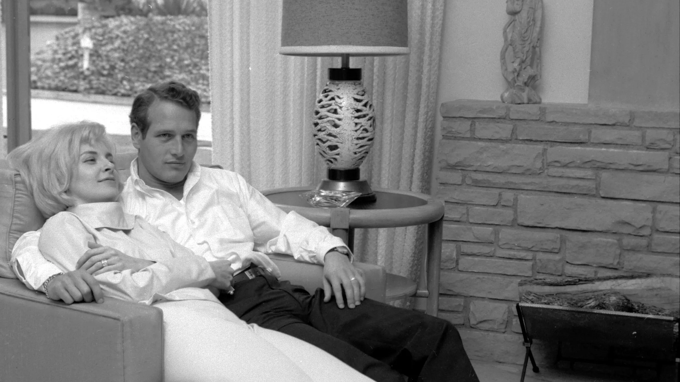Paul Newman and his wife Joanne Woodward.